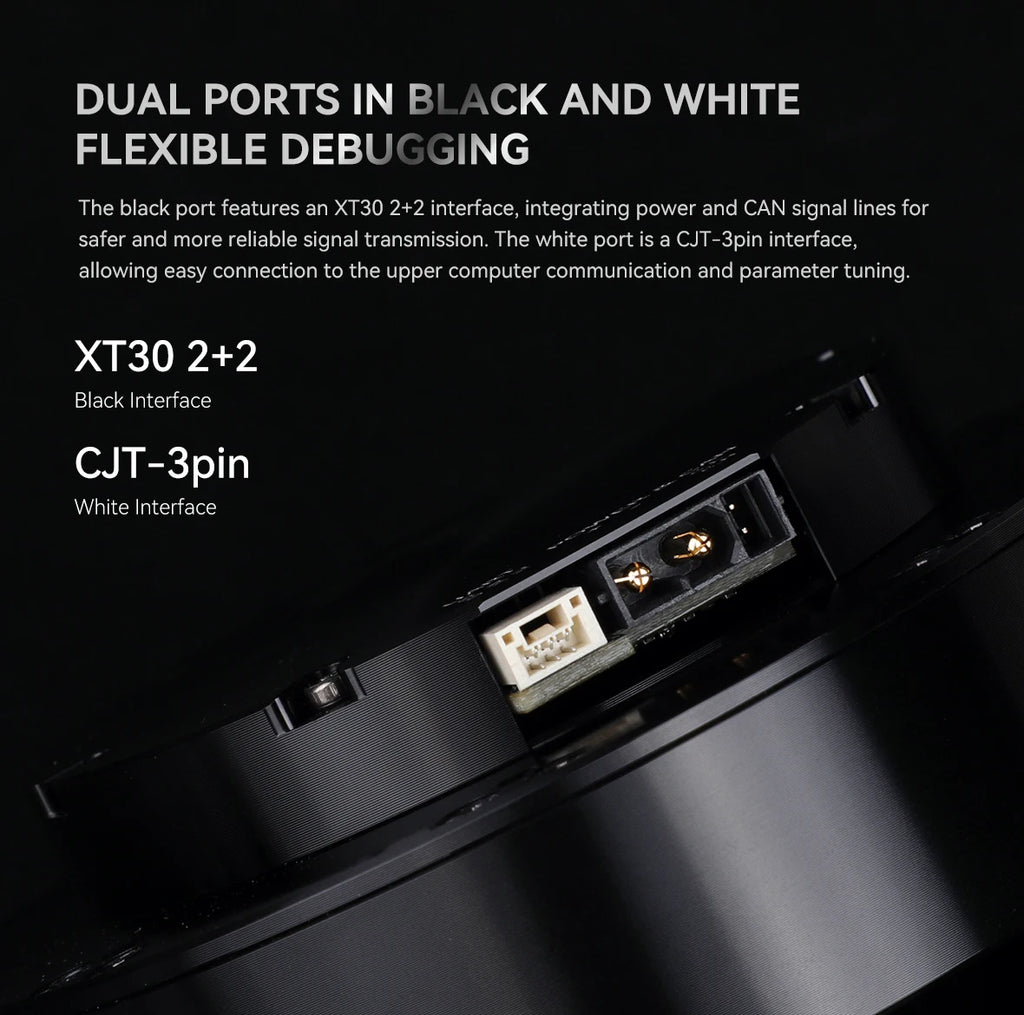 CubeMars AK80-9 V3.0 KV100 Dynamical Modular Motor for Robotic Actuator Foot Robots Cobot Joint and AGV,SERVO & MIT MODES