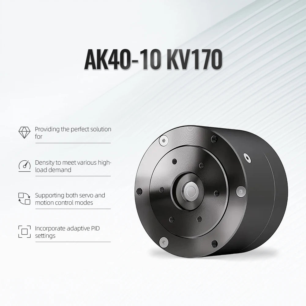CubeMars AK40-10 KV170 Brsuhless Motor Dynamical Modular With Driver Board for Robot Joints, Legged Robot, Exoskeleton