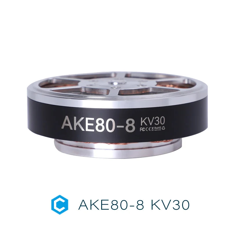 CubeMars AKE80-8 KV30 (48V) QDD Robotic Actuator — Delivering up to 30Nm peak torque with ultra-precise 9 arcmin low backlash, engineered for smooth, responsive motion in humanoid robotics, exoskeletons, and high-performanc