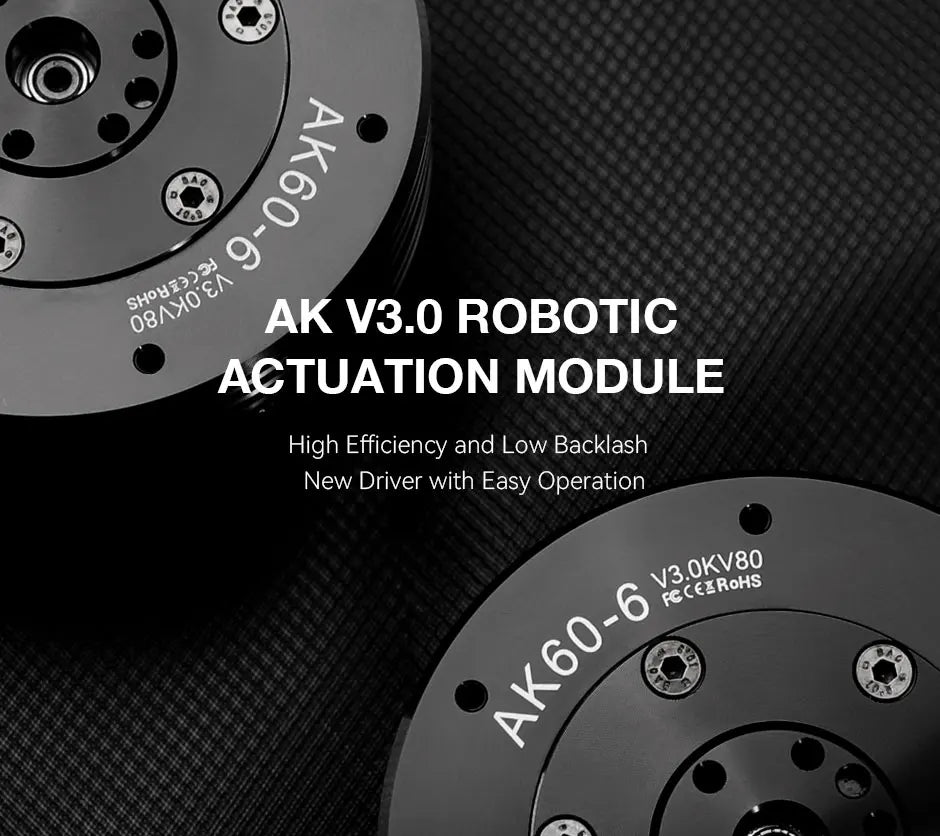 CubeMars AK60-6 V3.0 KV80 Dynamical Modular Motor for Foot Robots and AGV