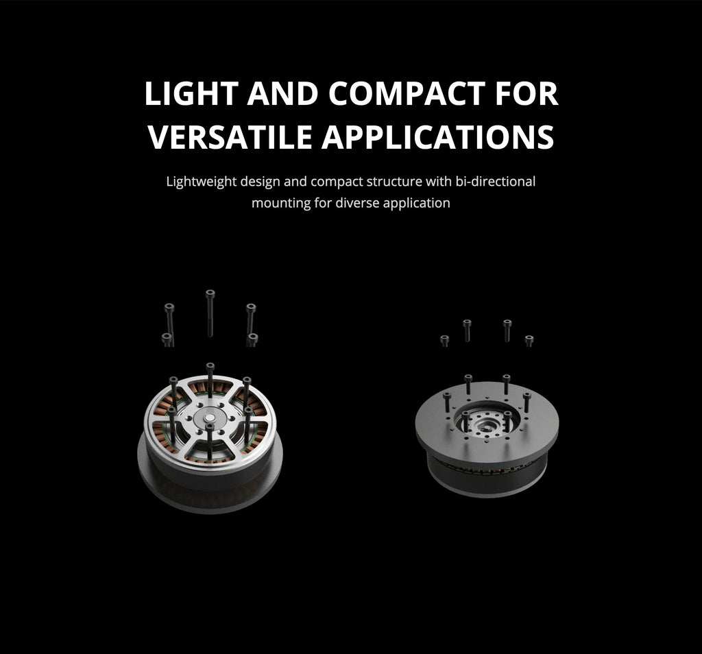 CubeMars AKE80-8 KV30 (48V) QDD Robotic Actuator — Delivering up to 30Nm peak torque with ultra-precise 9 arcmin low backlash, engineered for smooth, responsive motion in humanoid robotics, exoskeletons, and high-performanc