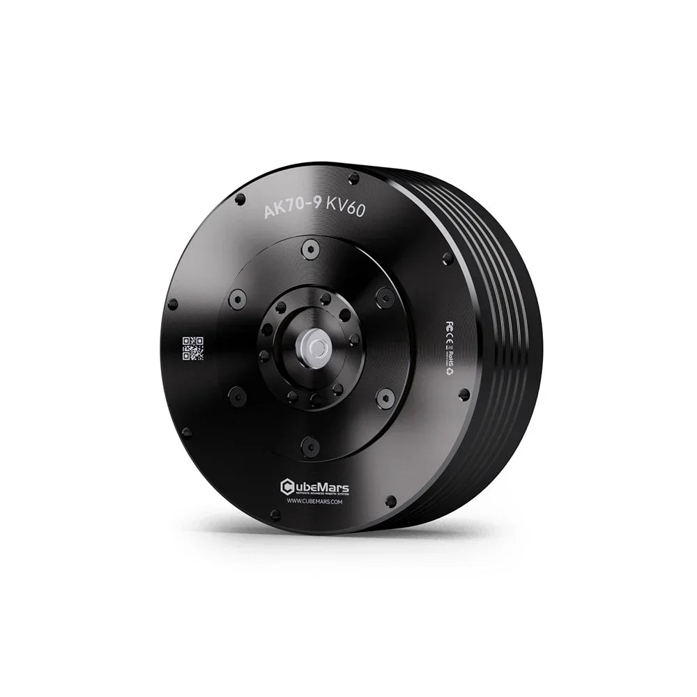 CubeMars AK70-9 KV60 Dynamical Modular Motor for Legged Robotic Actuator,Exoskeleton,Dual Encoder, Support Servo/MIT control