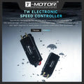 Cubemars TW-40A/80A-12S(2pcs/set) Electronic Speed Controller for CW+CCW Underwater Thrusters Intelligent Monitoring of Motor