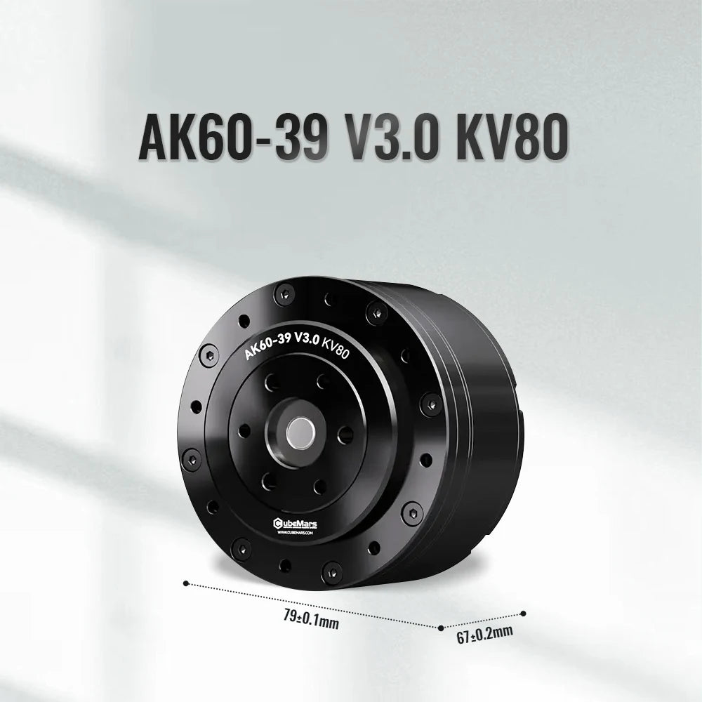 CubeMars AK60-39 V3.0 KV80 Dynamical Modular Brushless Motor for Actuator Foot Cobot Joint AGV Exoskeleton Quadruped Robot