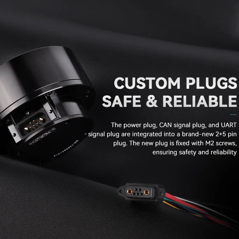CubeMars AKA60-6 KV80 Brushless Motor Voltage 24/48V Modular Actuator Motor For Wheeled robots and AGVs